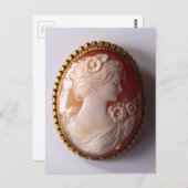 Carte Postale Antique Cameo (Devant / Derrière)