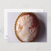 Carte Postale Antique Cameo (Devant / Derrière)