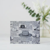 Carte Postale Antique Casquettes (Debout devant)