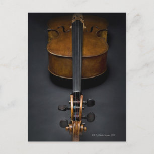 Carte Postale Antique Cello