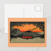 Carte Postale Antique couleur litho Hotel Bristol Naples Napoli (Devant / Derrière)