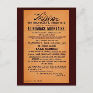 Carte Postale Antique Delaware et Hudson Railroad