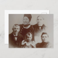 Antique Famille Collage Photo B&W Image