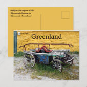 Carte Postale Antique Fire Engine at Museum Upernavik Greenland (Devant / Derrière)