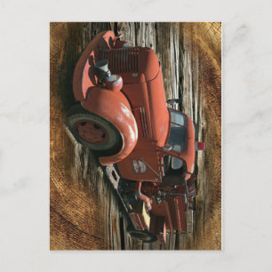 Carte Postale Antique Fire Truck Vintage Fire