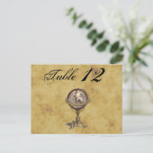 Carte Postale Antique Globe, BG déprimé Numéro de tableau (Debout devant)