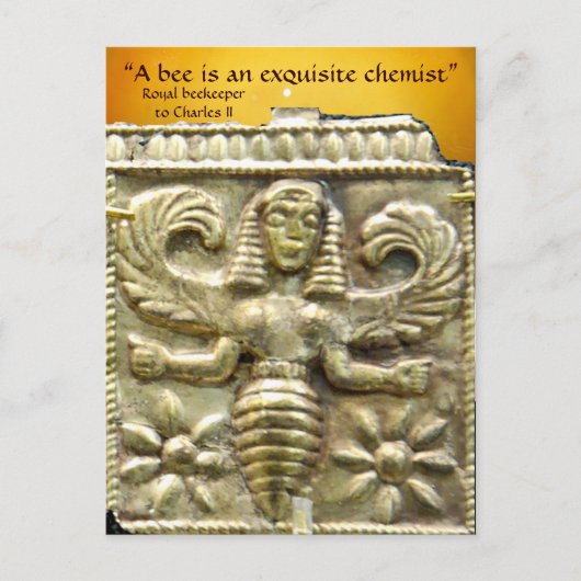 CARTE POSTALE ANTIQUE GRECQUE HONEY BEE GODDESS (Devant)