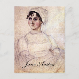 Carte Postale Antique Jane Austen Portrait