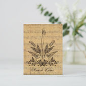 Carte Postale Antique Lillies Botanique (Debout devant)