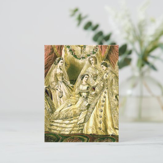 Carte Postale Antique Mariage (Debout devant)