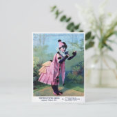 Carte Postale Antique Masquerade Girl (Debout devant)