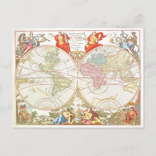 Carte postale Antique Monde c1694 (Devant)