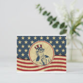 Carte Postale antique oncle sam (Debout devant)