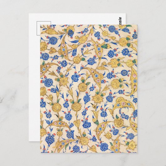 Carte Postale Antique Oriental Sultan Design (Devant / Derrière)