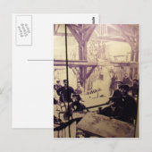 Carte Postale Antique Photo Statue de Liberty Factory (Devant / Derrière)