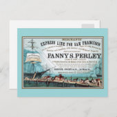 Carte Postale Antique San Francisco Express Livraison (Devant / Derrière)