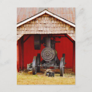 Carte Postale Antique Tracer à vapeur