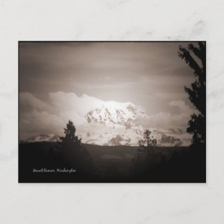 Carte postale Antiqued du mont Rainier