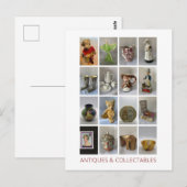 Carte Postale Antiquités et collections (Devant / Derrière)