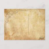 Carte Postale Antiquités vintages (Dos)