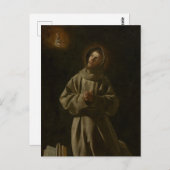 Carte Postale Antoine de Padoue (Francisco de Zurbarán, 1627-30) (Devant / Derrière)