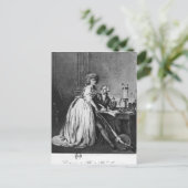 Carte Postale Antoine Laurent Lavoisier et sa femme (Debout devant)