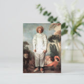 Carte Postale ANTOINE WATTEAU - Pierrot (Gilles) 1718 (Debout devant)