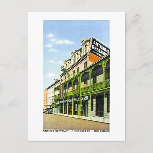 Carte Postale Antoine's Restaurant, La Nouvelle-Orléans, LA (Devant)