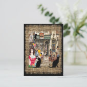 Carte Postale Anton Pieck - Magasin de chimiste (Debout devant)