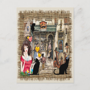 Carte Postale Anton Pieck - Magasin de pharmacie