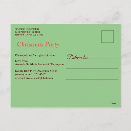 Carte postale Anton Pieck 'The Bakery' (Dos)