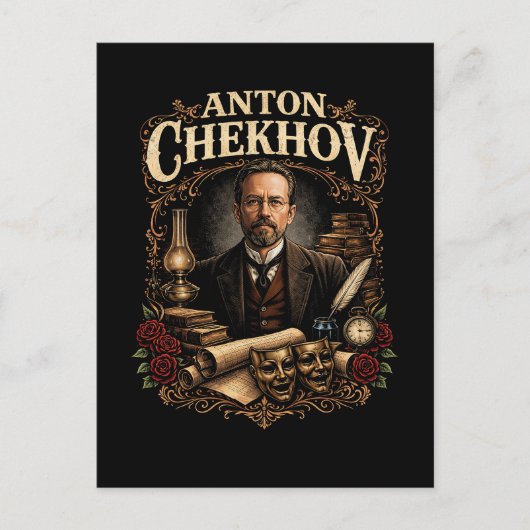 Carte Postale Anton Tchekhov (Devant)