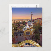 Carte Postale Antoni Gaudi's Park Güell (Devant / Derrière)