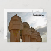 Carte postale Antonio Gaudi, Barcelone (Devant / Derrière)