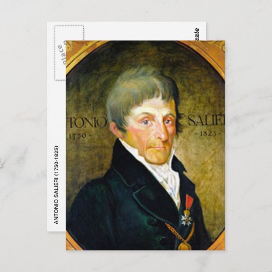 Carte Postale ANTONIO Salieri - opera composer (Devant / Derrière)