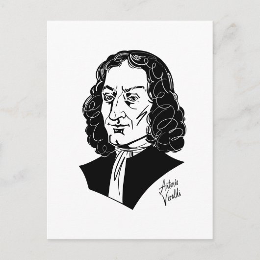 Carte Postale Antonio Vivaldi (Devant)