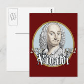 Carte Postale Antonio Vivaldi (Devant / Derrière)