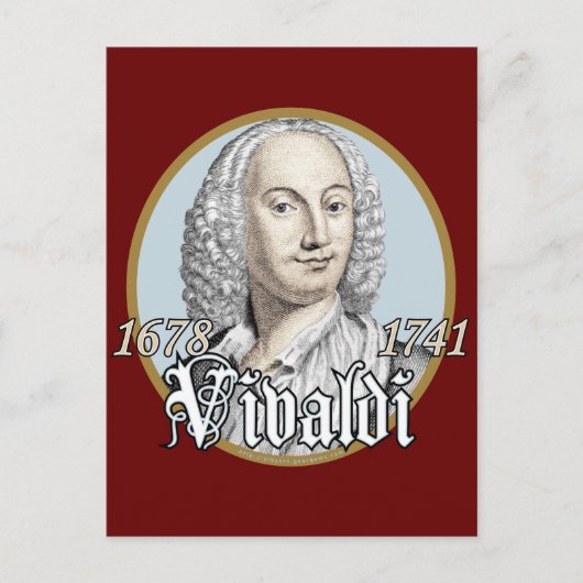 Carte Postale Antonio Vivaldi (Devant)