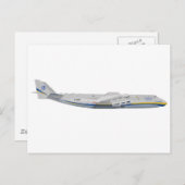 Carte Postale Antonov AN-225 OTAN : "Cosaque" (Devant / Derrière)