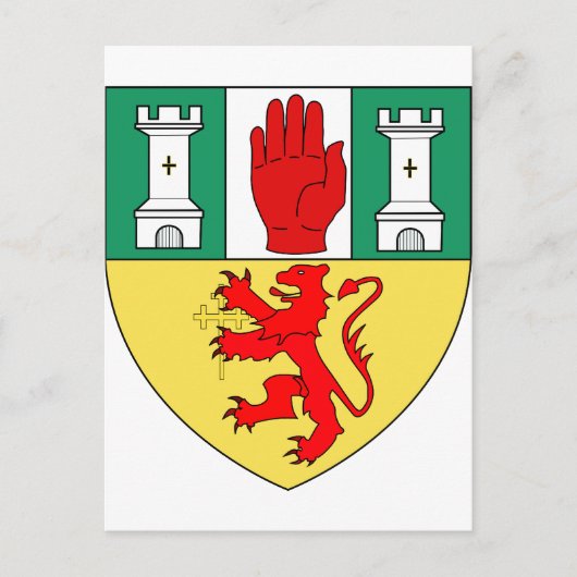 Carte Postale Antrim arms, Irlande (Devant)