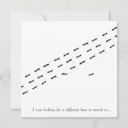 Carte postale Ants indépendante (Devant)