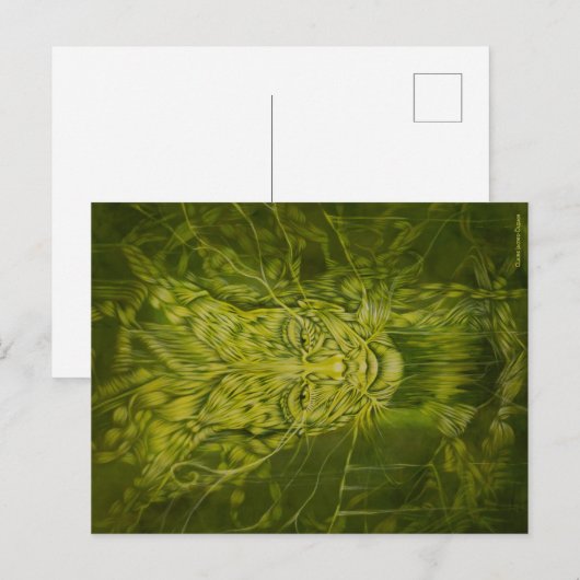 Carte Postale Anu/ Vert élémentaire (Devant / Derrière)