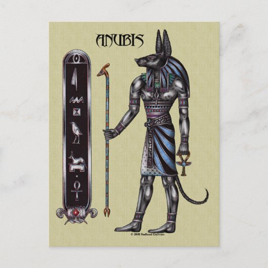 Carte postale Anubis (Devant)