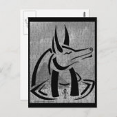 Carte postale Anubis (Devant / Derrière)