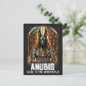 Carte Postale Anubis Ancienne Egypte DIEU Guide to Underworld (Debout devant)