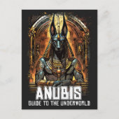 Carte Postale Anubis Ancienne Egypte DIEU Guide to Underworld (Devant)