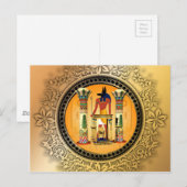 Carte Postale Anubis, égypte (Devant / Derrière)
