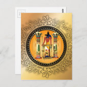 Carte Postale Anubis, égypte (Devant / Derrière)