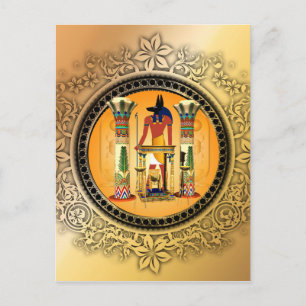 Carte Postale Anubis, égypte