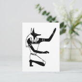 Carte Postale Anubis, hiéroglyphe égyptien (Debout devant)